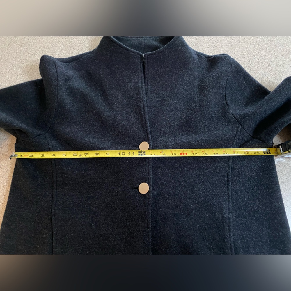 Nomadic Traders Black Wool Two Button Jacket with… - image 9